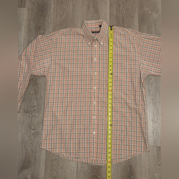 Burberry Pink Plaid Button Down Dress Shirt - Picture 8 of 8